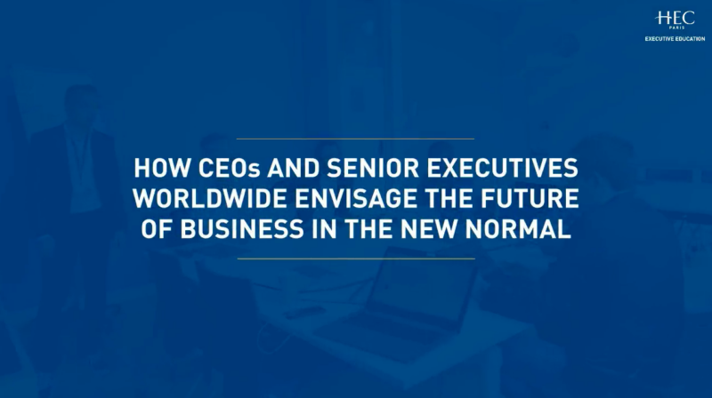 Vidéo HEC : Global CEO Survey 2021