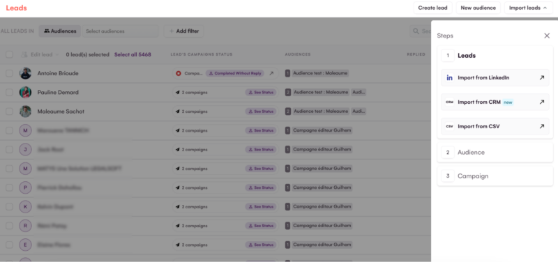 La Growth Machine : scraping de contacts