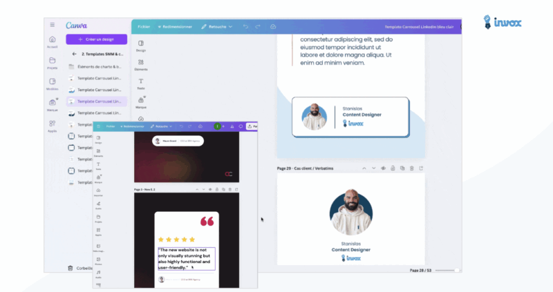 exemple template t&eacute;moignage client